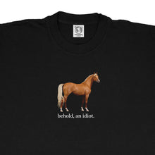 Load image into Gallery viewer, Idiot Horse - Black Tee
