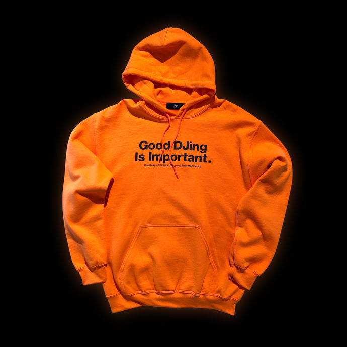 Good DJing Hood - Safety Orange
