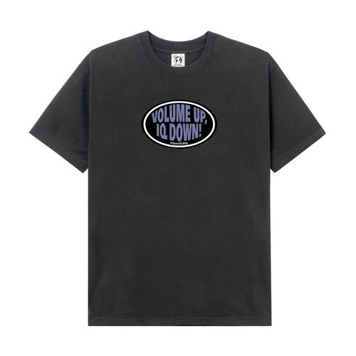Volume Up - Vintage Black Tee